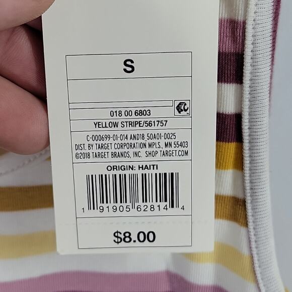 A New Day Multicolor Stripe Tank Top, Sz S, NWT #BundleAndSave - Picture 5 of 7